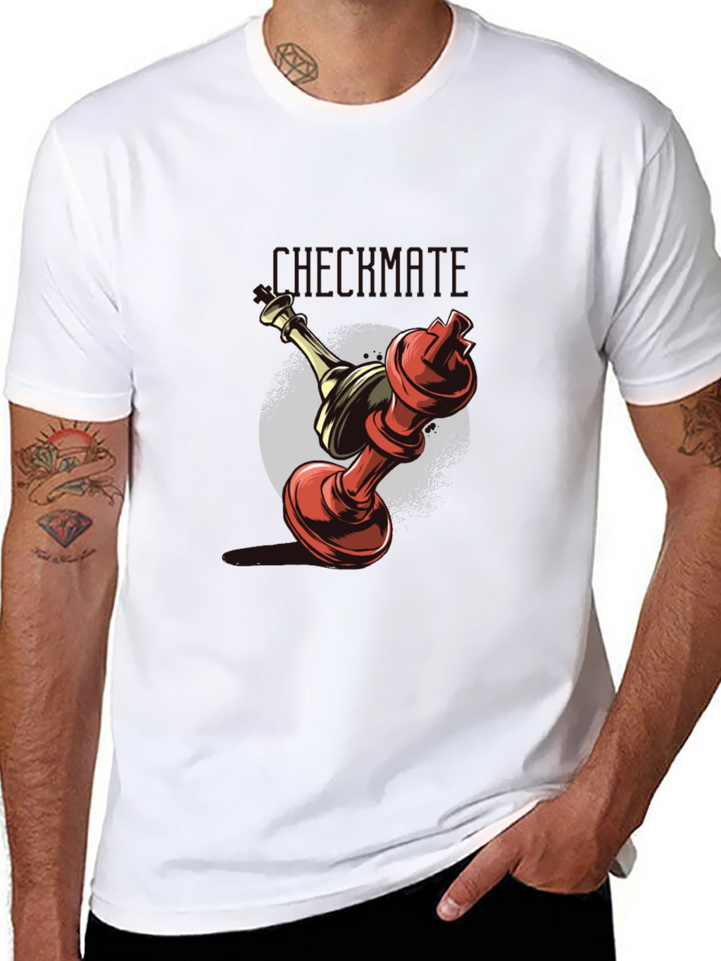 Chess King vs Queen Graphic Tee