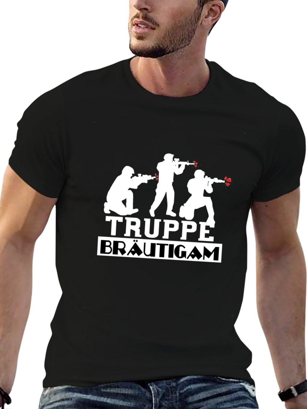 Truppe Bräutigam Graphic T-Shirt