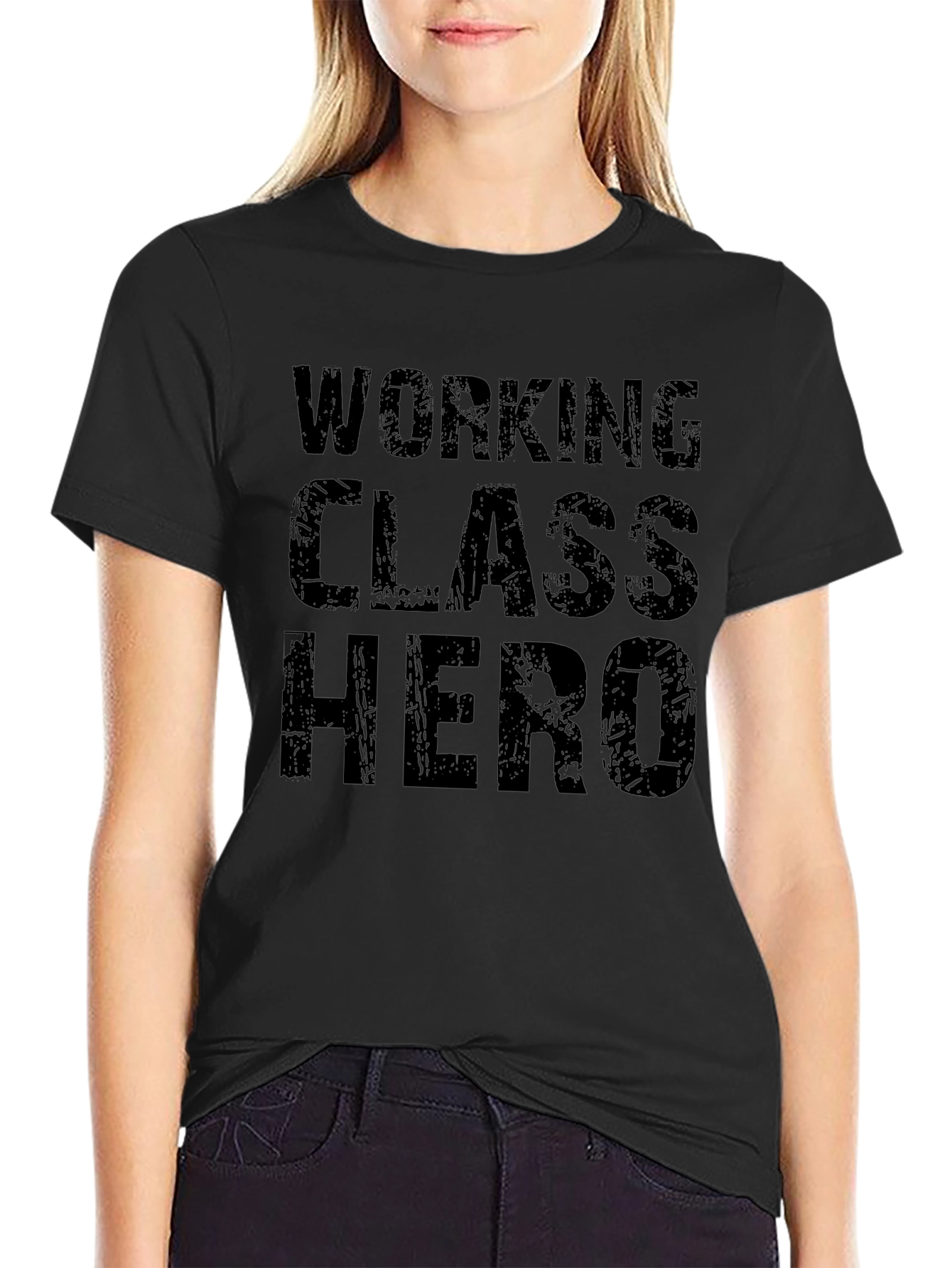 Working Class Hero T-Shirt - Black