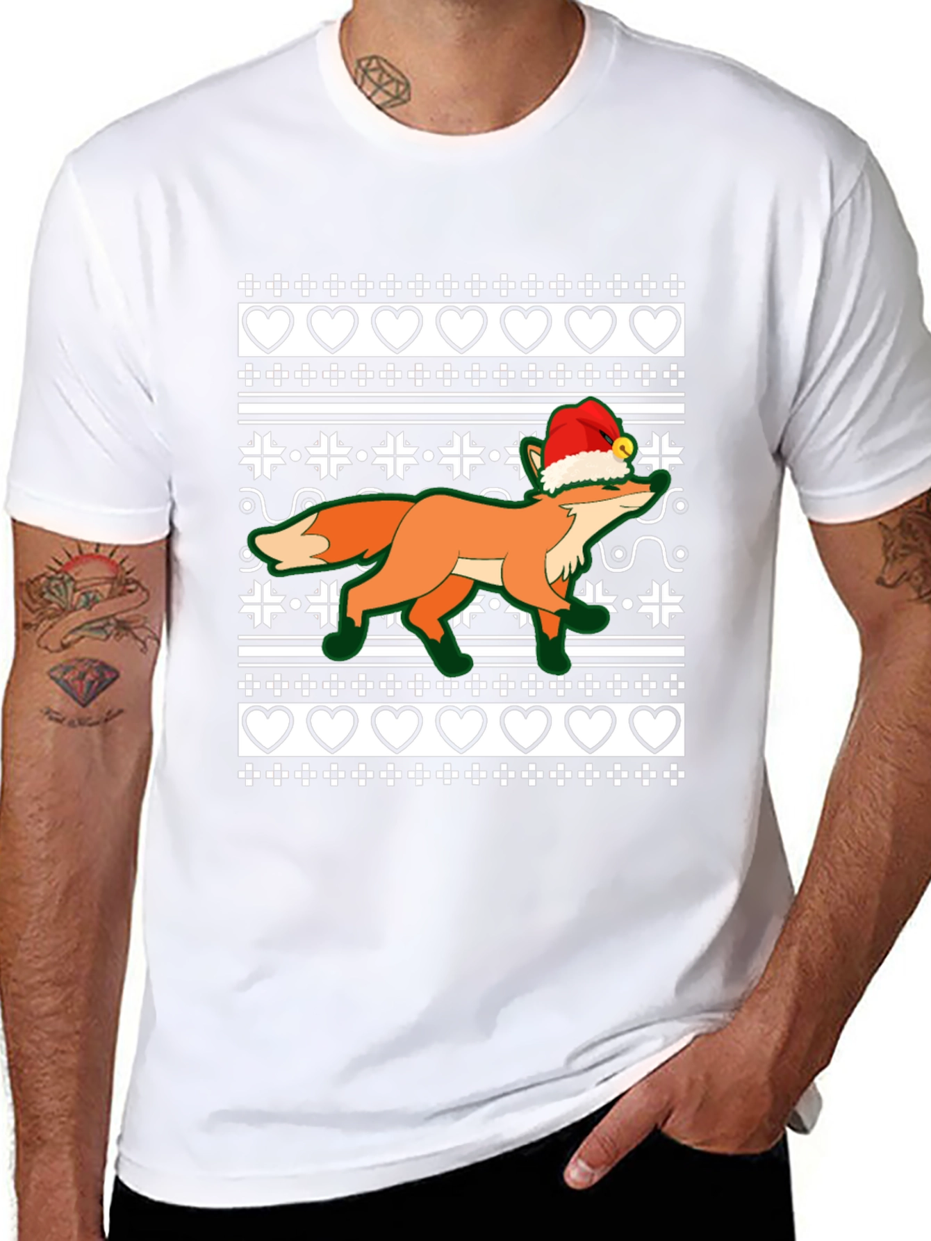 Festive Fox Christmas T-Shirt
