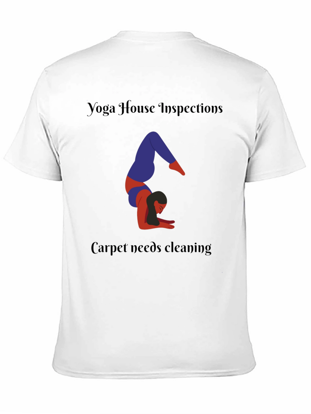 Yoga House Inspections Black T-Shirt