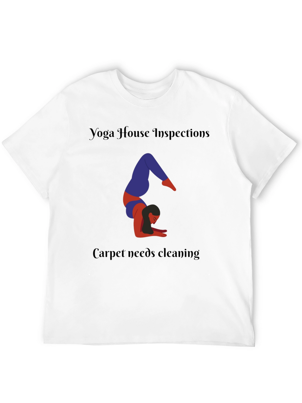 Yoga House Inspections Black T-Shirt