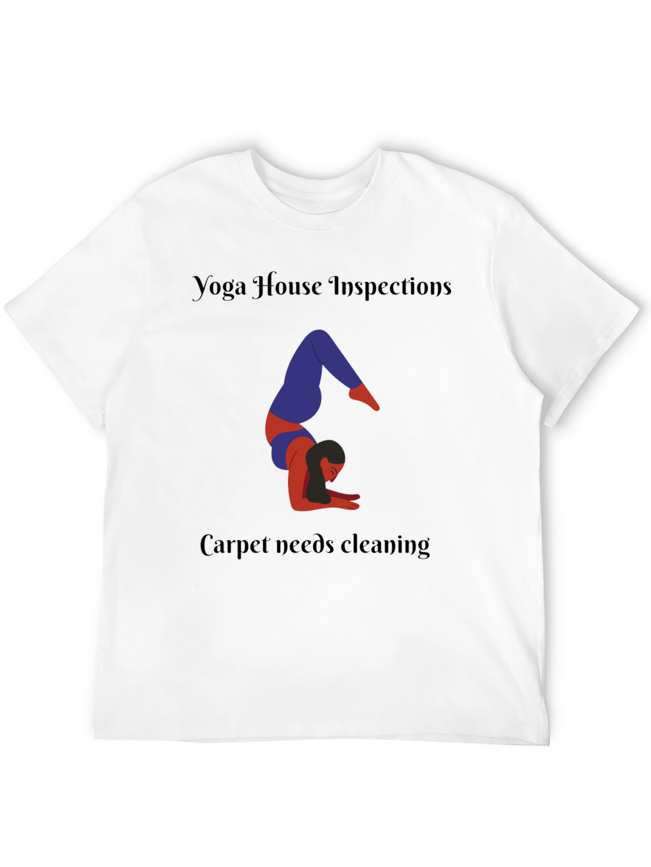 Yoga House Inspections Black T-Shirt