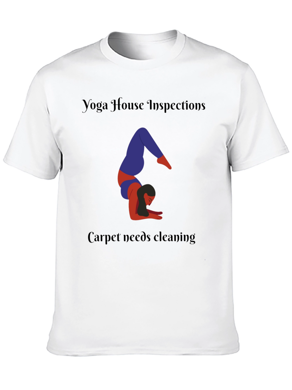 Yoga House Inspections Black T-Shirt