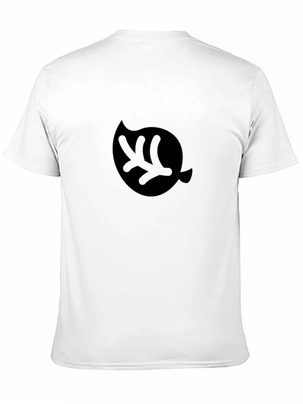 Leaf Logo Graphic Black T-Shirt