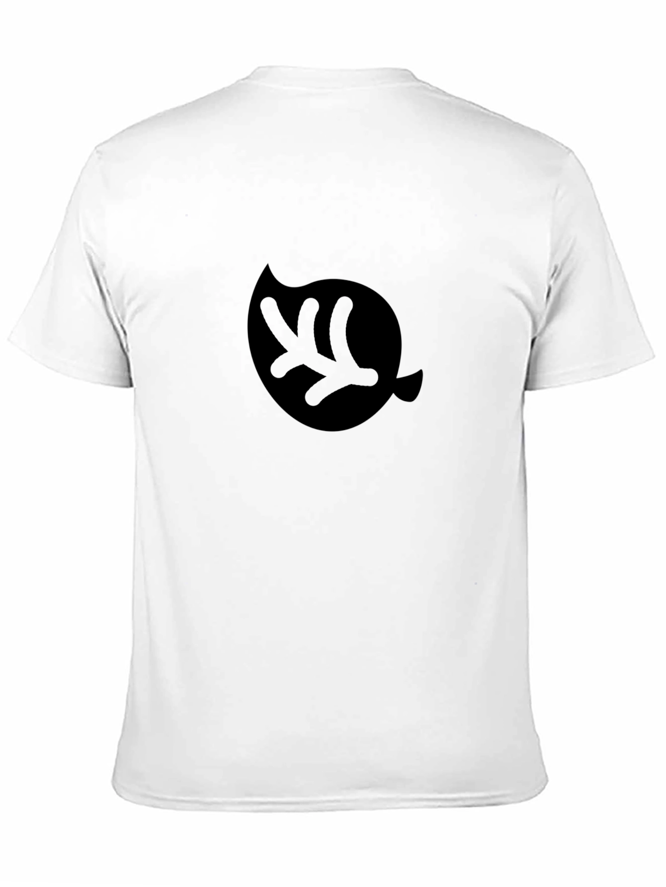 Leaf Logo Graphic Black T-Shirt