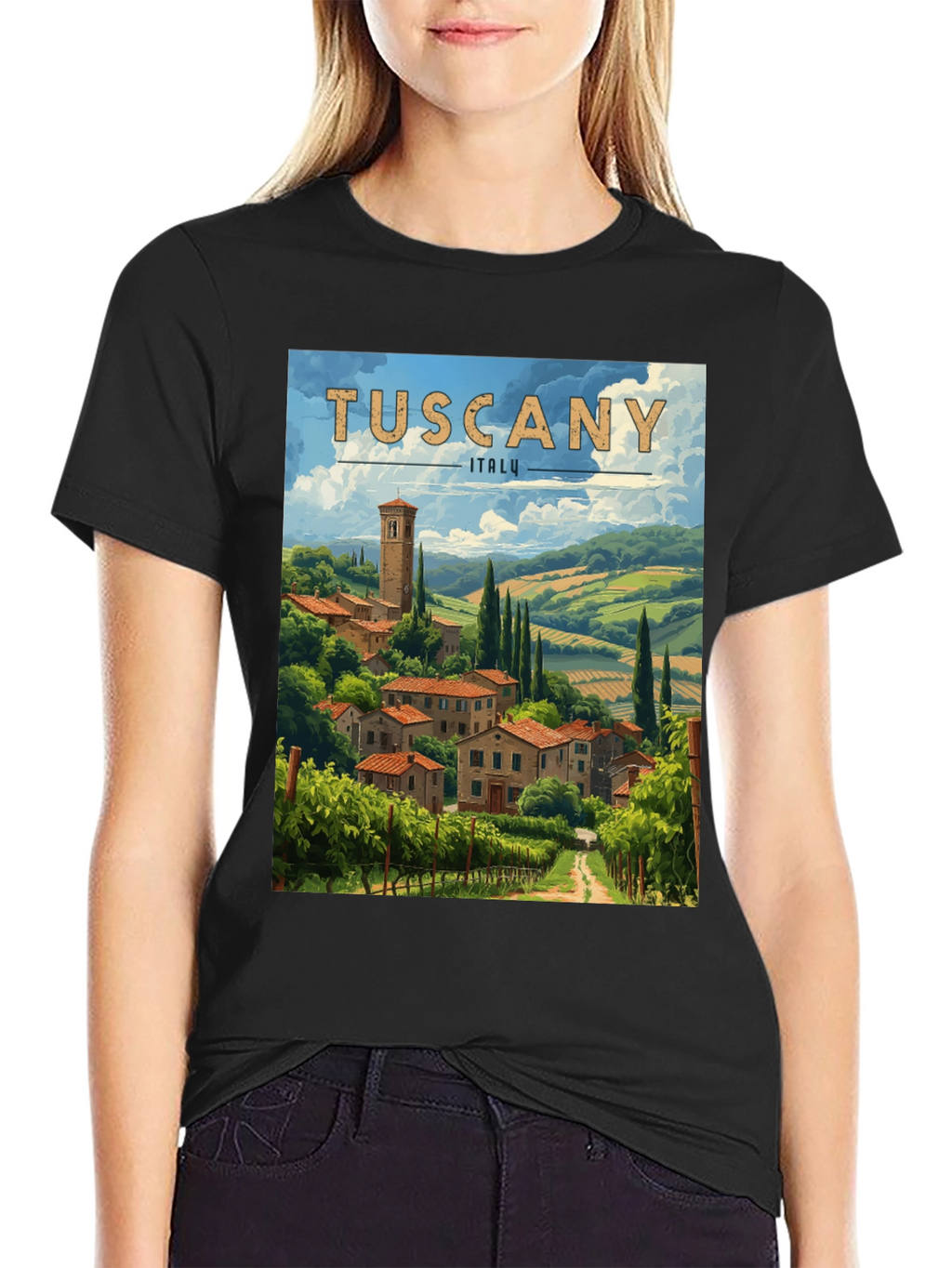 Tuscany Italy Graphic Tee - Unisex