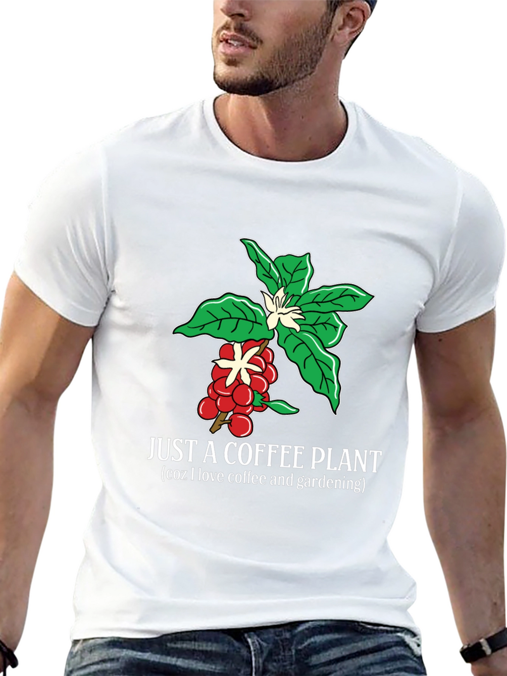 Coffee Plant Lover T-Shirt Gardening Gift Tee