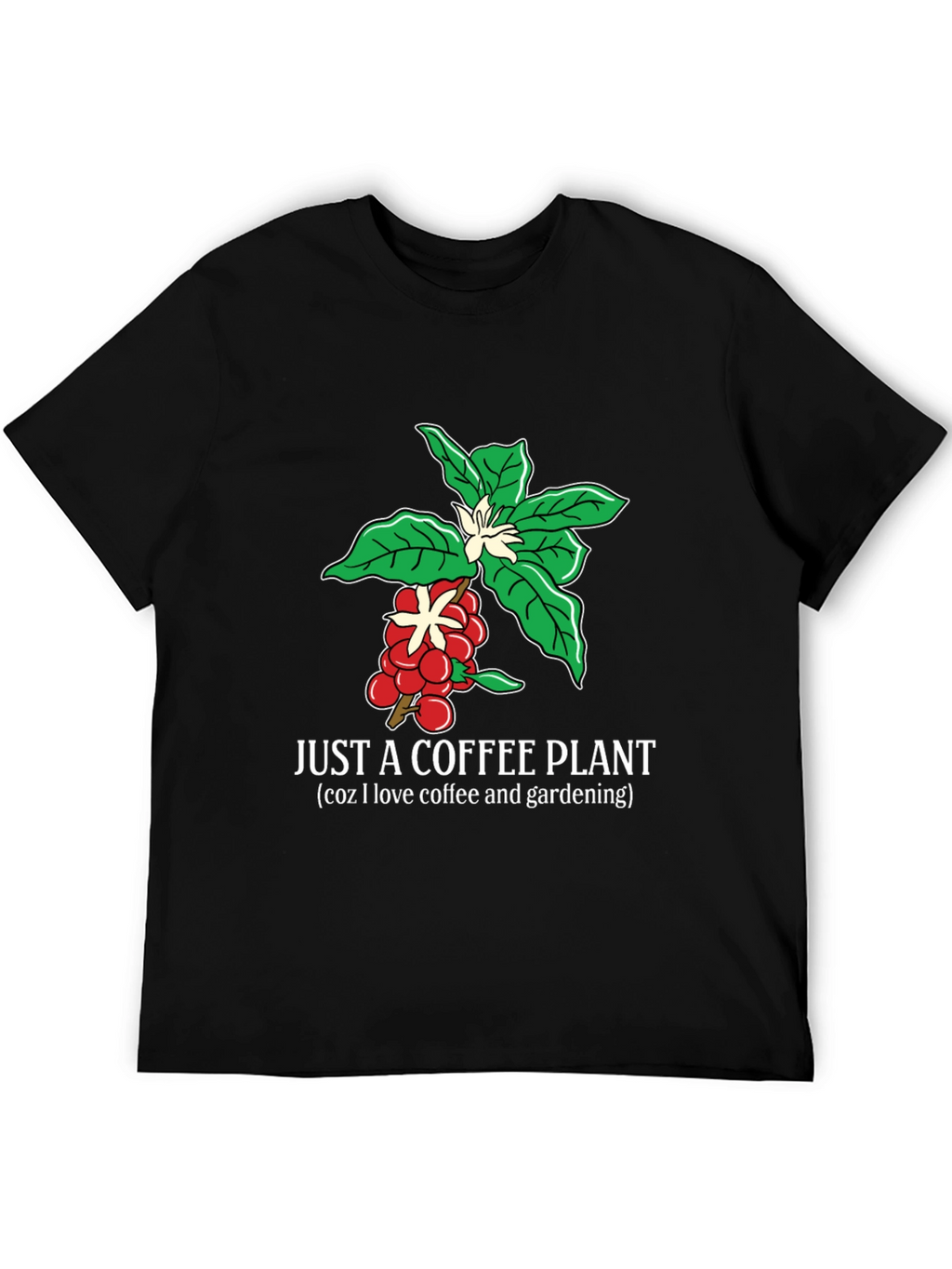 Coffee Plant Lover T-Shirt Gardening Gift Tee