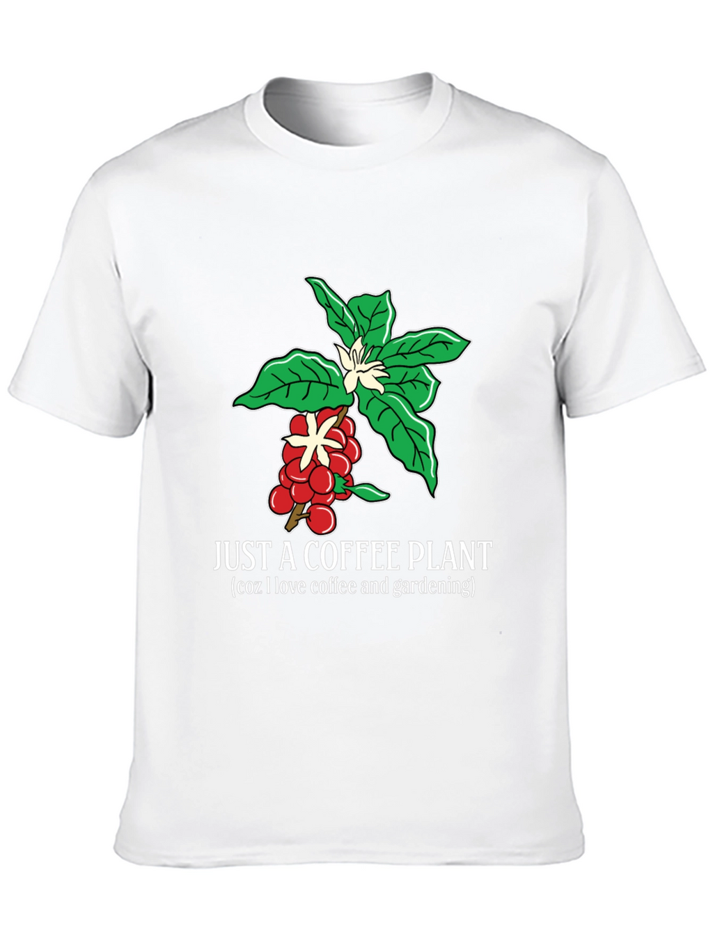Coffee Plant Lover T-Shirt Gardening Gift Tee