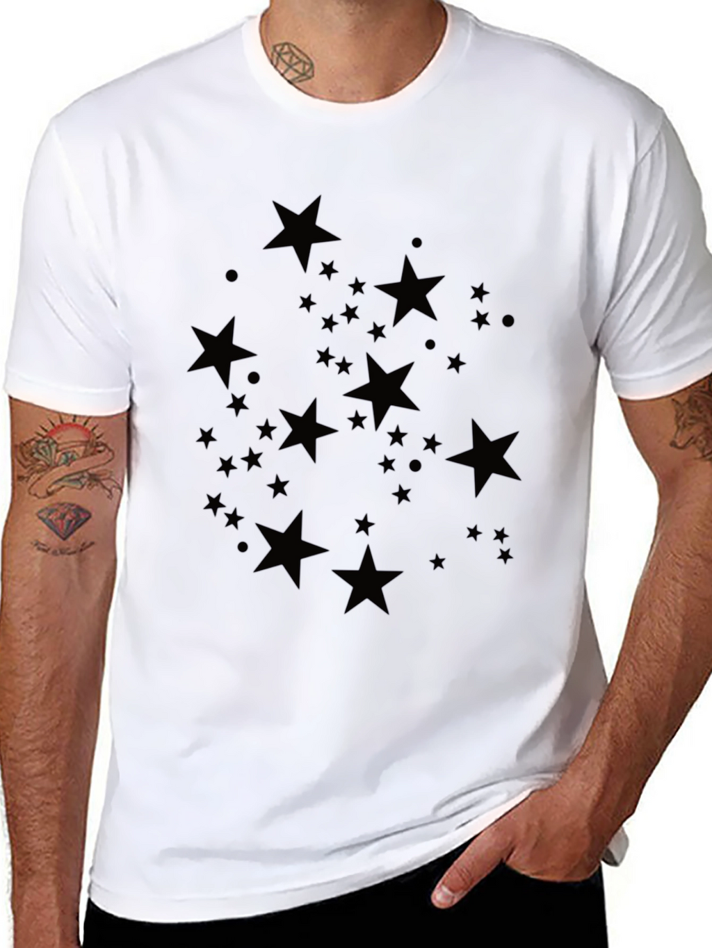 Starry Night Black T-Shirt