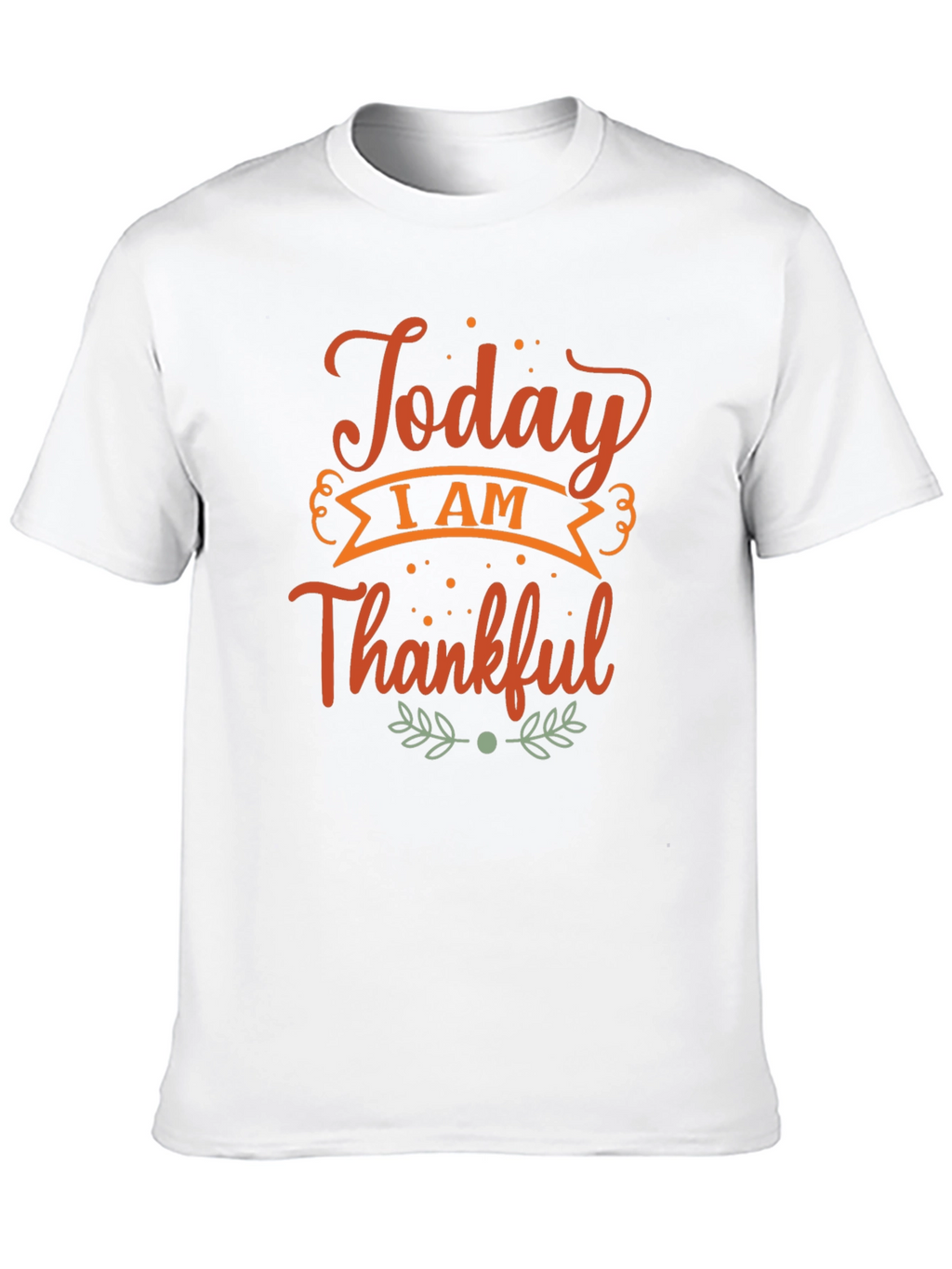 Today I Am Thankful Black T-Shirt