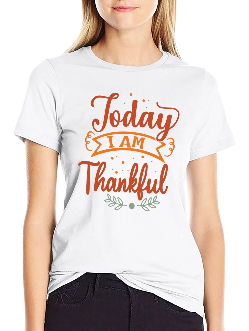 Today I Am Thankful Black T-Shirt