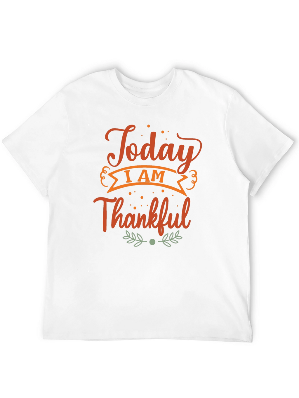 Today I Am Thankful Black T-Shirt