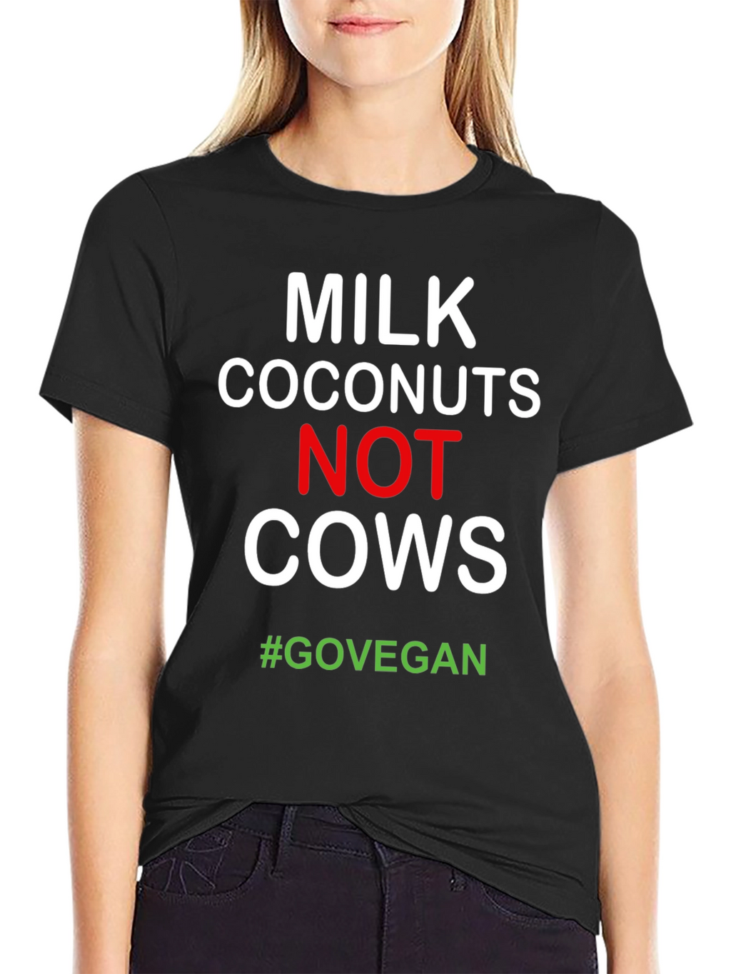 Vegan T-Shirt: Milk Coconuts Not Cows