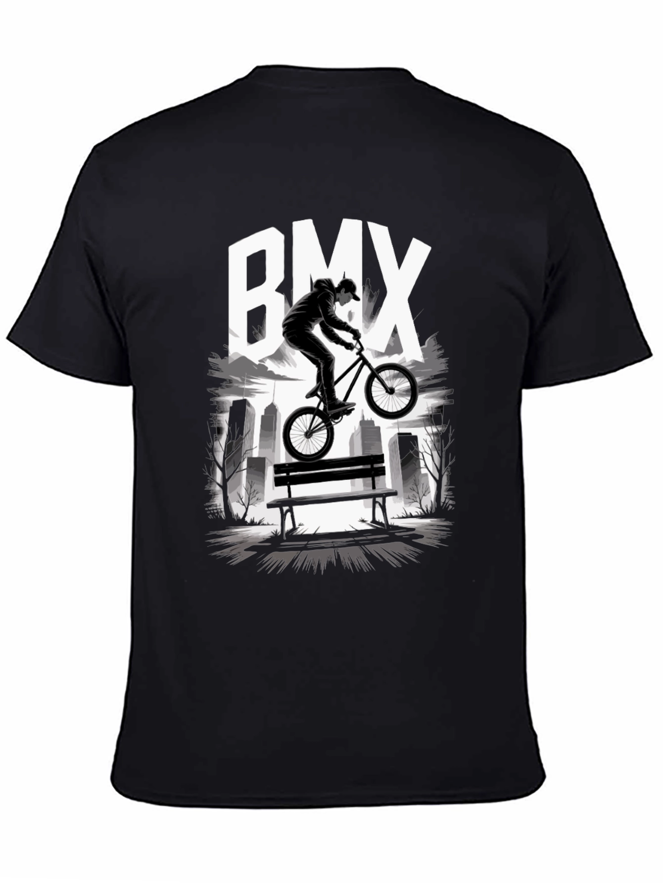 BMX Rider Graphic T-Shirt - Urban Style