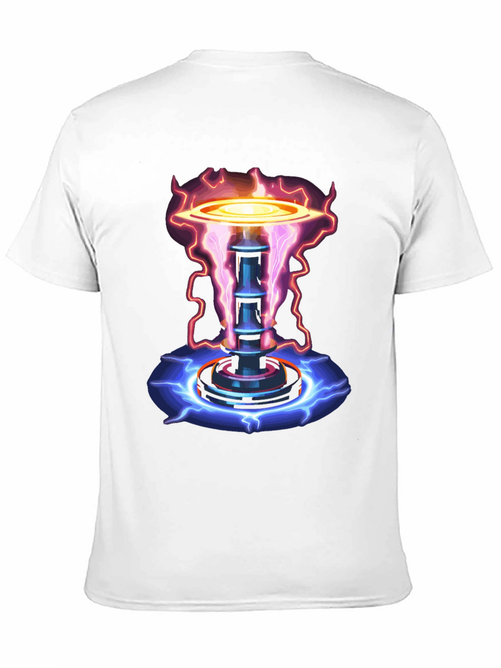Electric Portal Graphic Tee - Sci-Fi Style