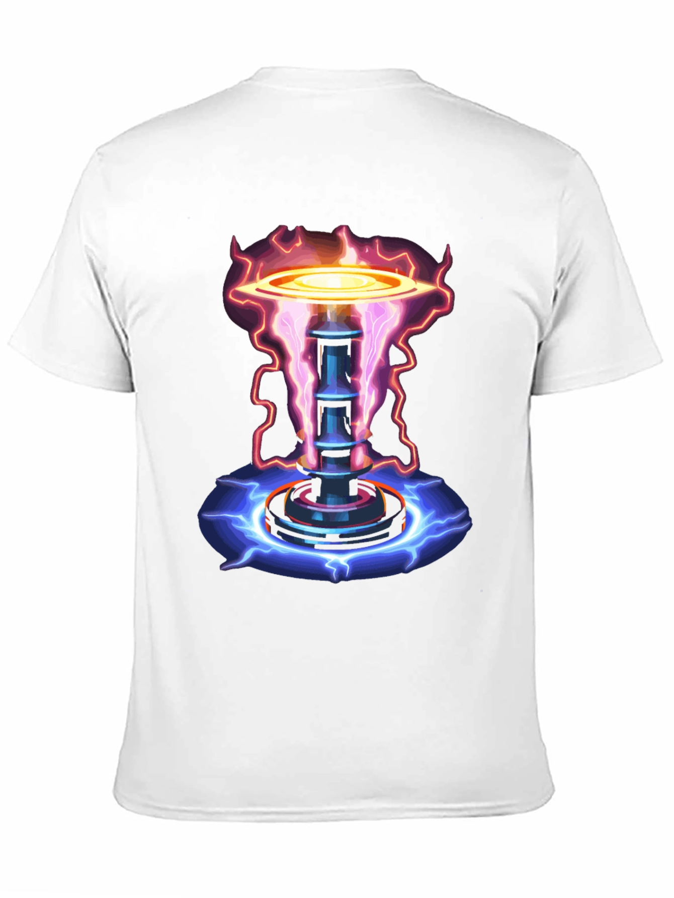 Electric Portal Graphic Tee - Sci-Fi Style