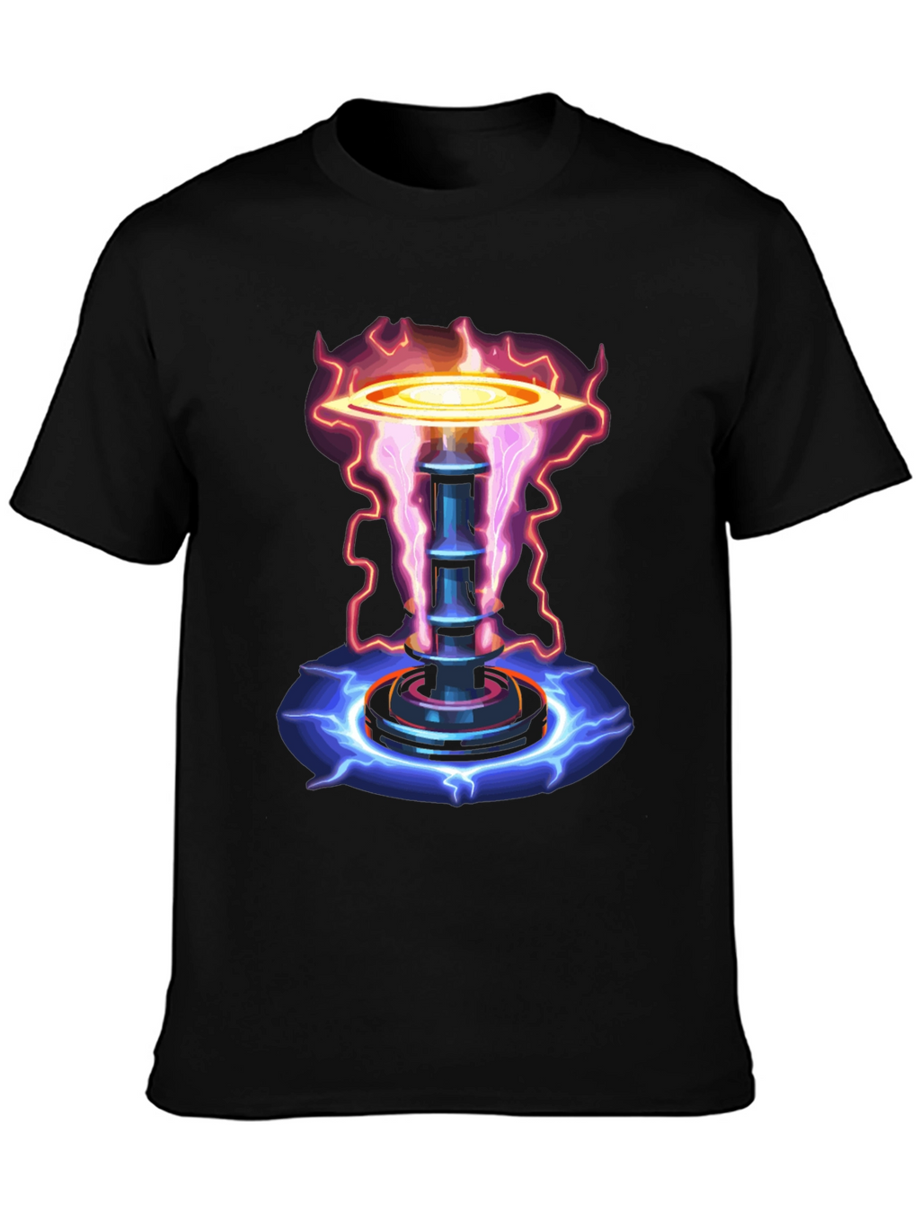 Electric Portal Graphic Tee - Sci-Fi Style