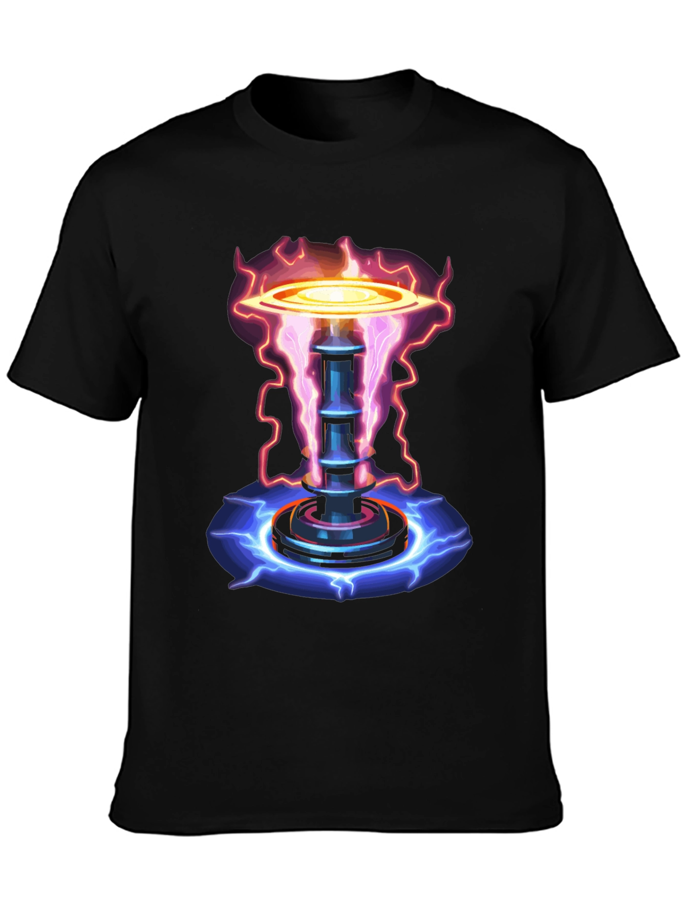 Electric Portal Graphic Tee - Sci-Fi Style