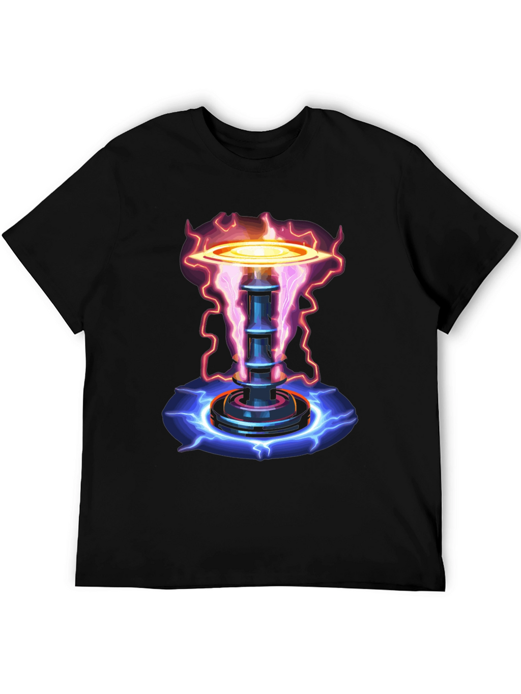 Electric Portal Graphic Tee - Sci-Fi Style
