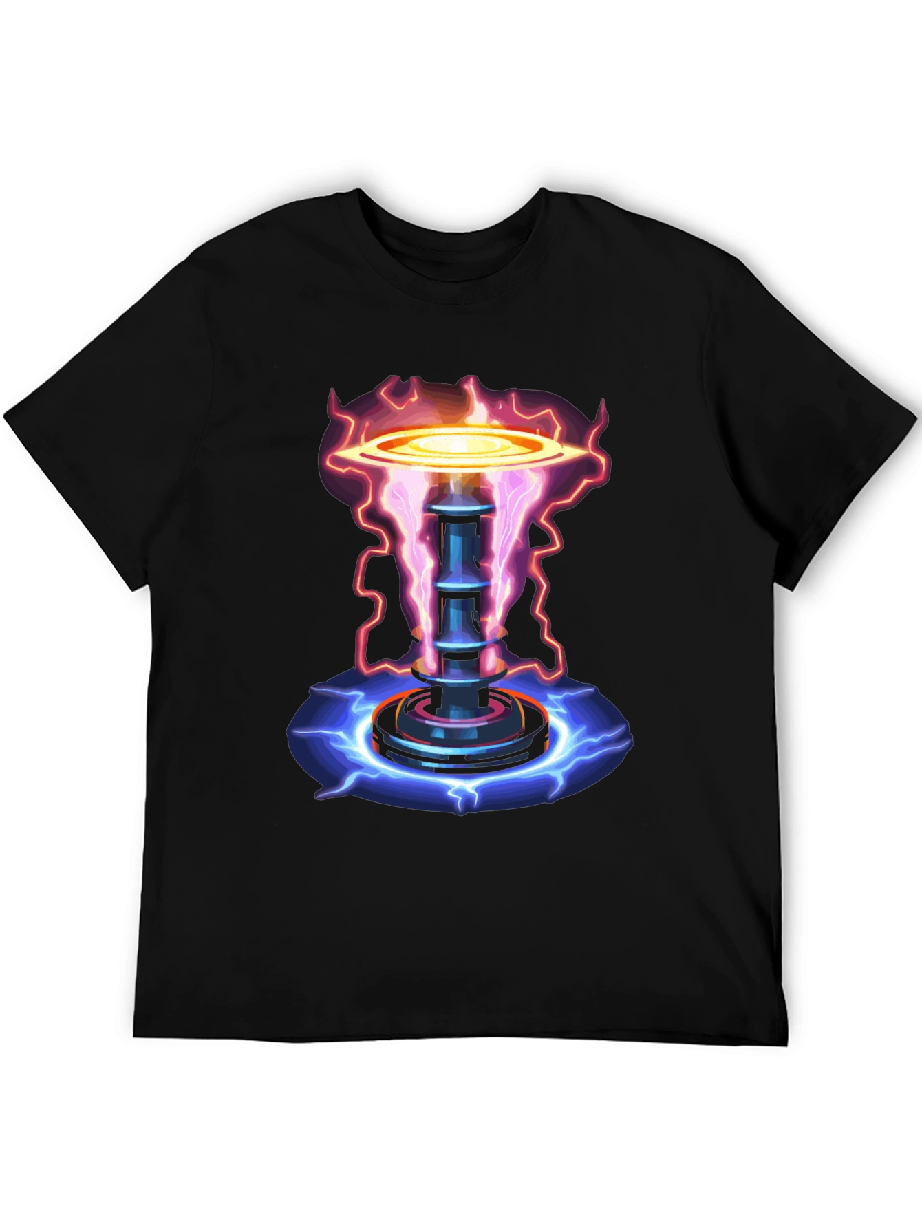 Electric Portal Graphic Tee - Sci-Fi Style