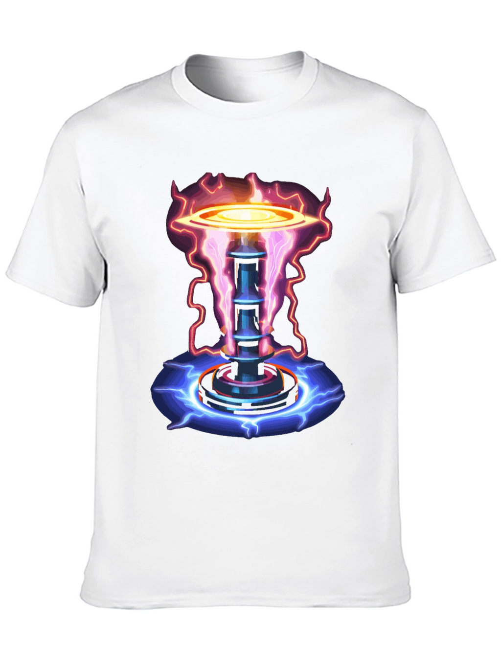 Electric Portal Graphic Tee - Sci-Fi Style