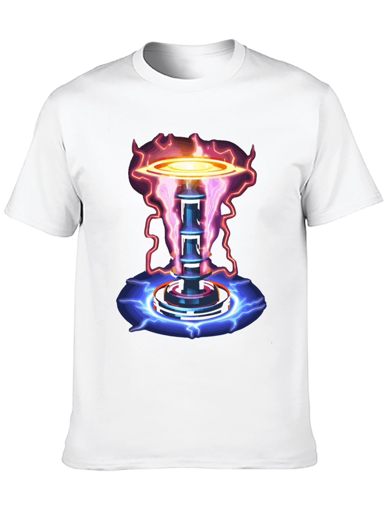 Electric Portal Graphic Tee - Sci-Fi Style