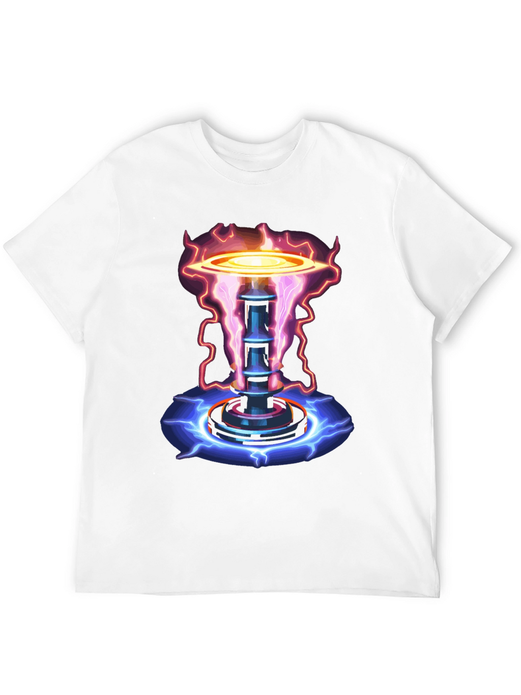 Electric Portal Graphic Tee - Sci-Fi Style
