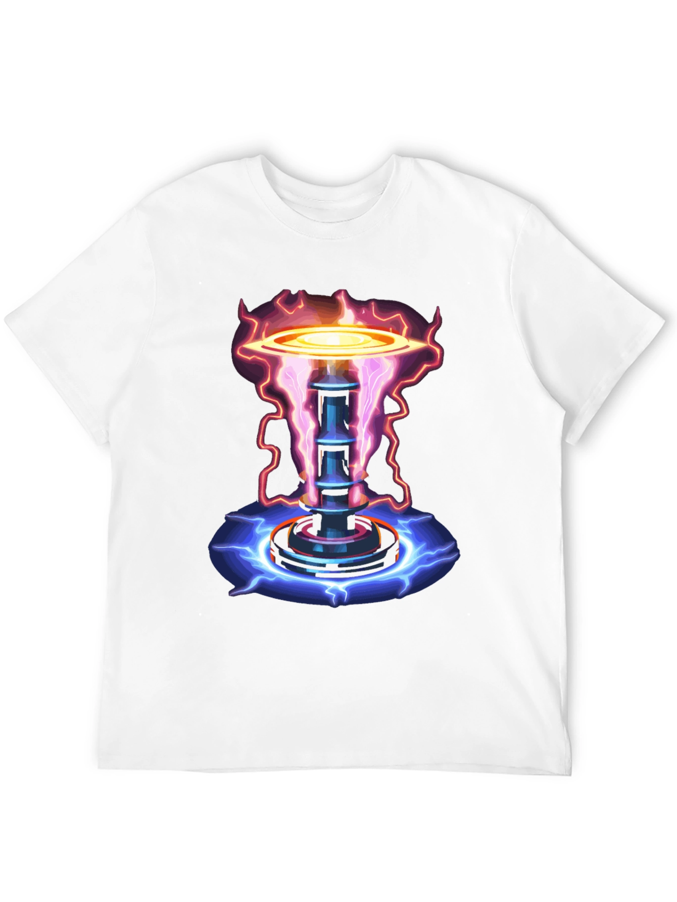 Electric Portal Graphic Tee - Sci-Fi Style