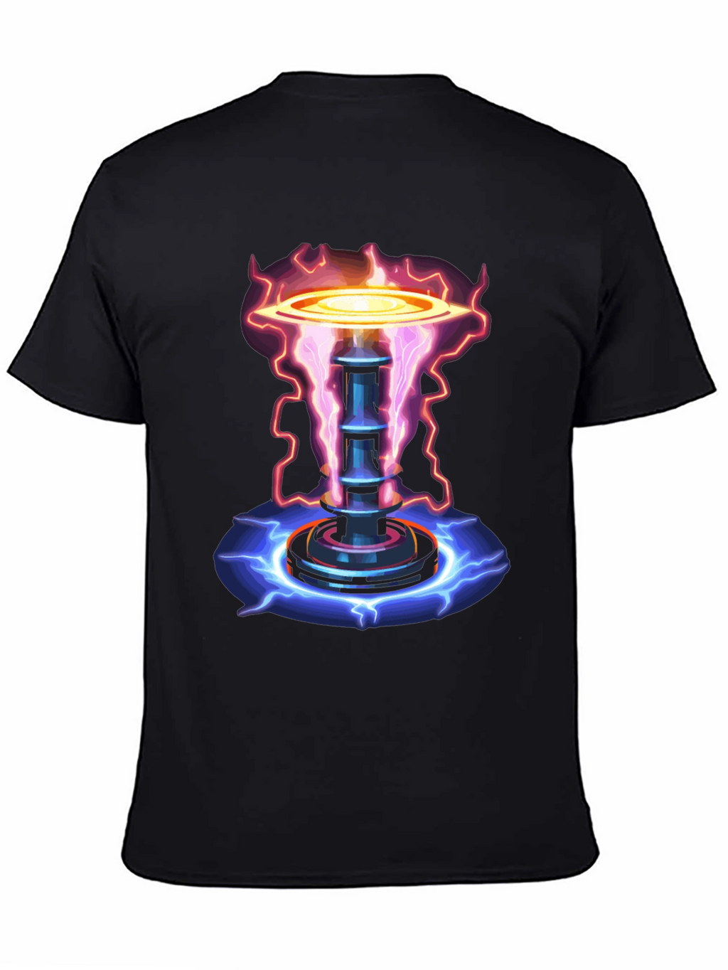 Electric Portal Graphic Tee - Sci-Fi Style