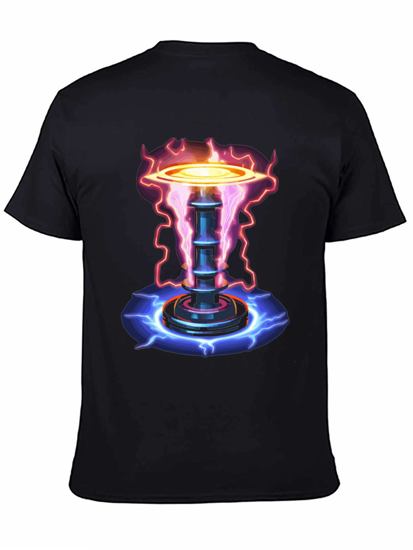 Electric Portal Graphic Tee - Sci-Fi Style