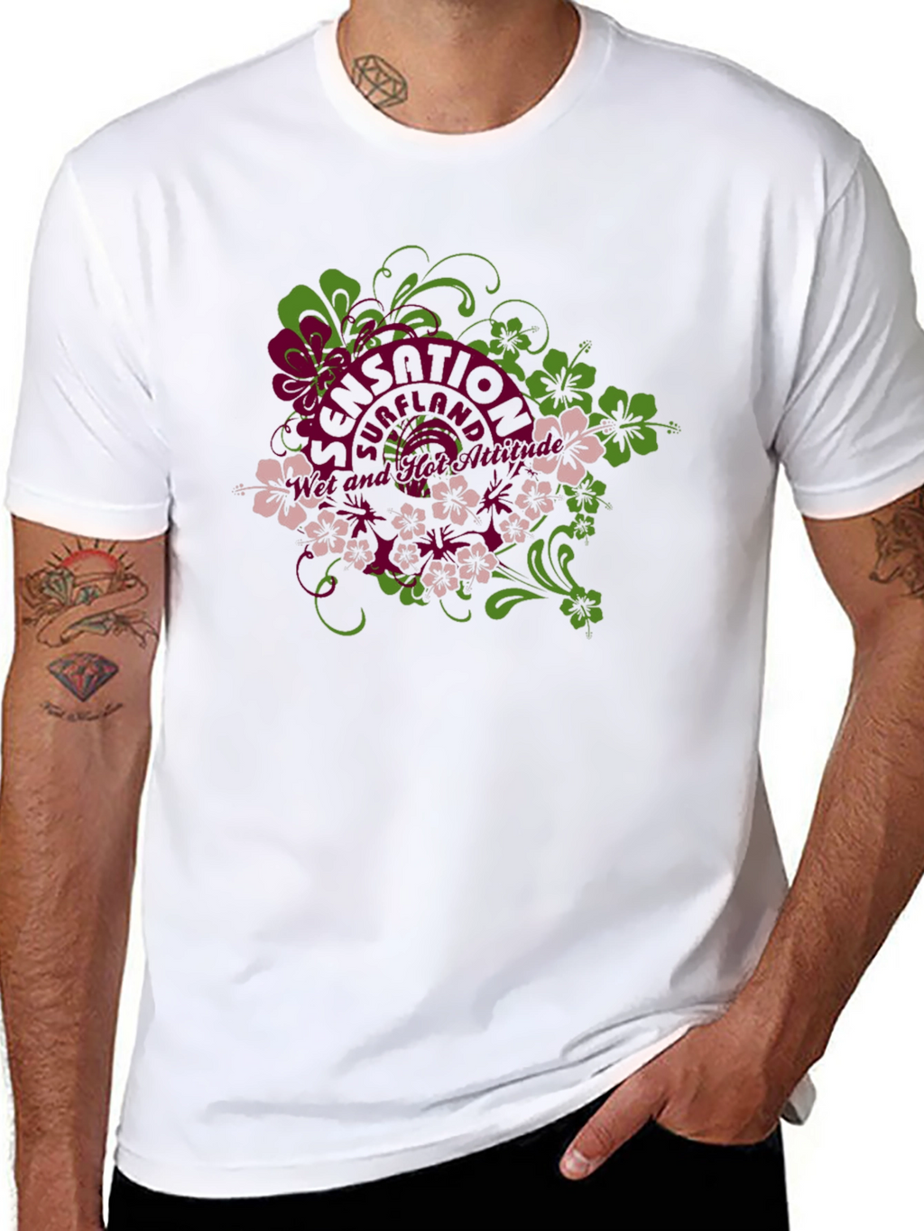 Sensation Surfland Hawaii Graphic Tee