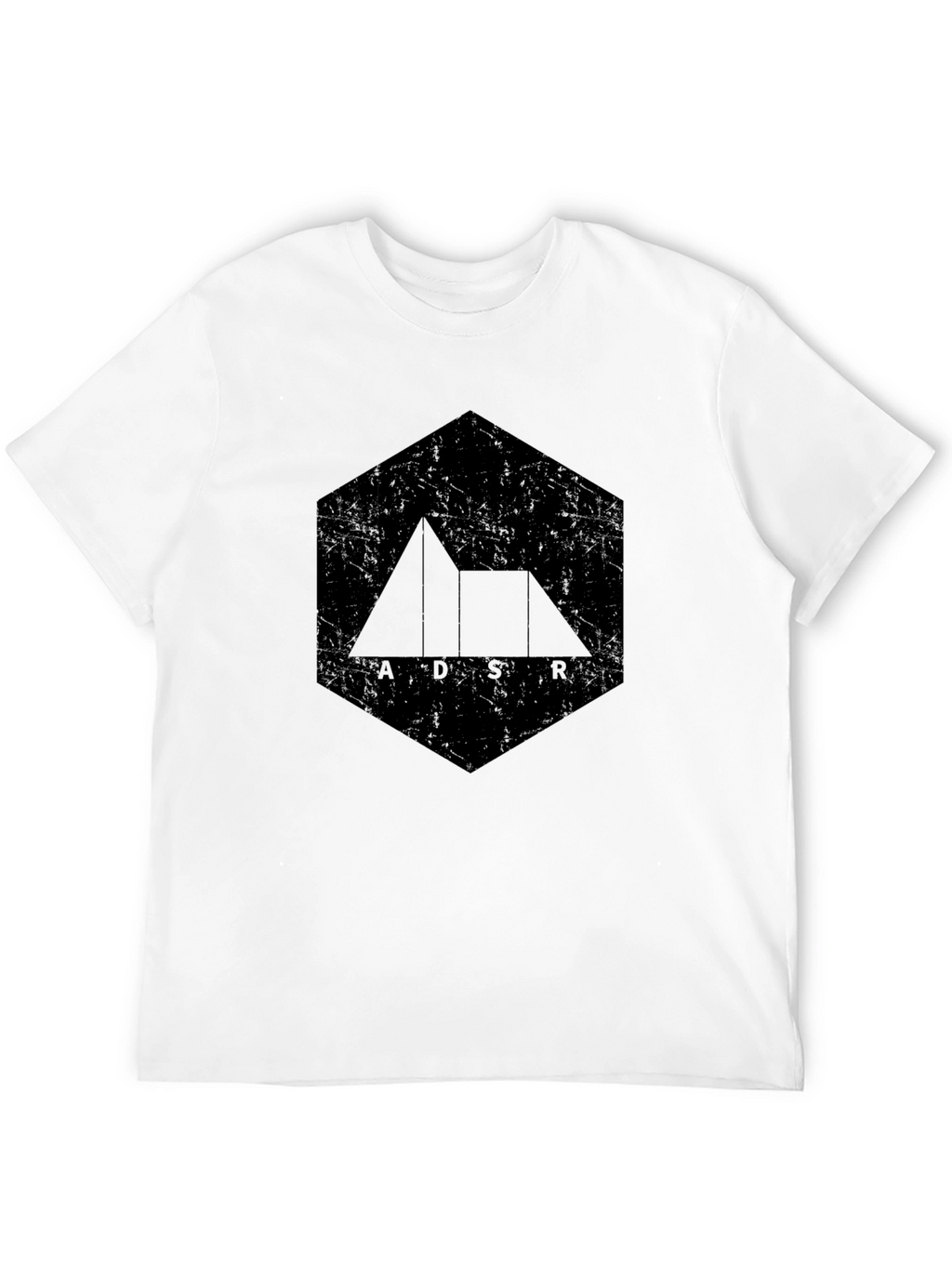 ADSR Synth Black Tee - Unique Music Producer Shirt