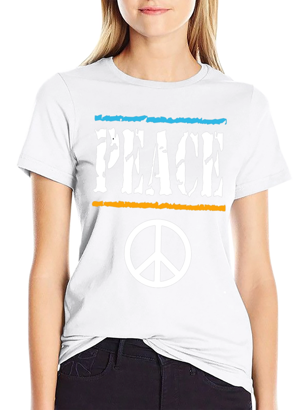 Peace Sign Graphic T-Shirt