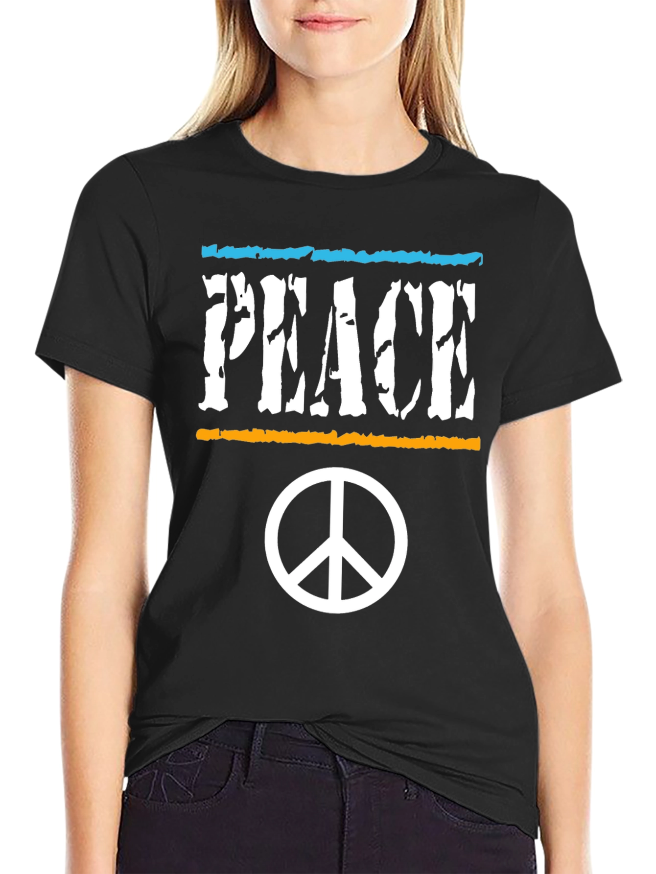 Peace Sign Graphic T-Shirt