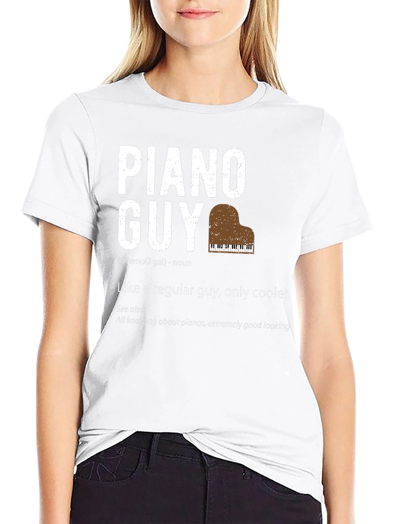 Piano Guy T-Shirt - Musician Definition Tee
