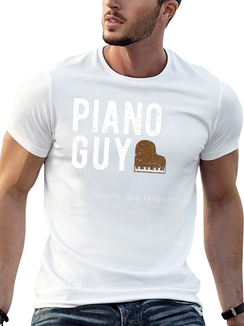 Piano Guy T-Shirt - Musician Definition Tee