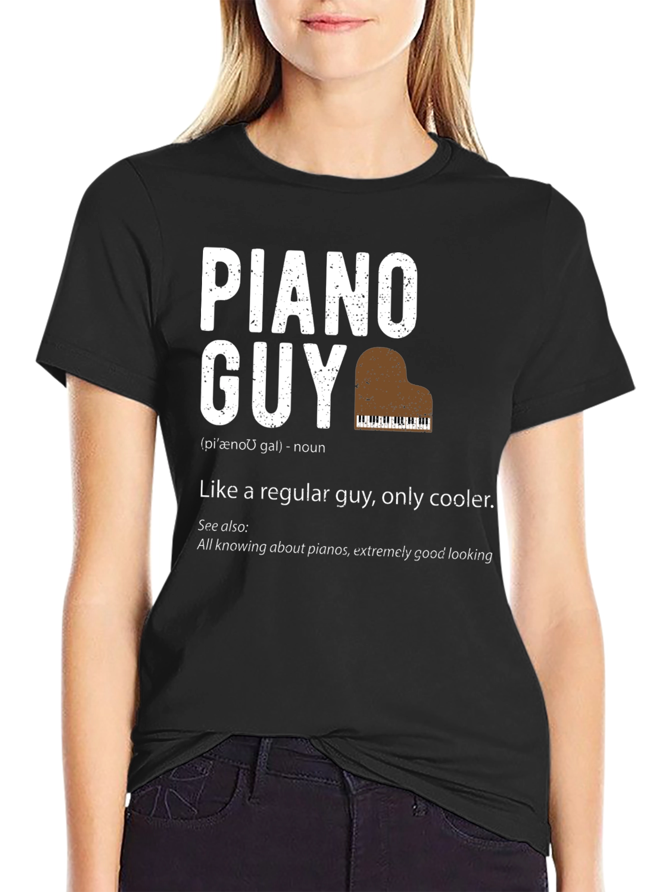 Piano Guy T-Shirt - Musician Definition Tee