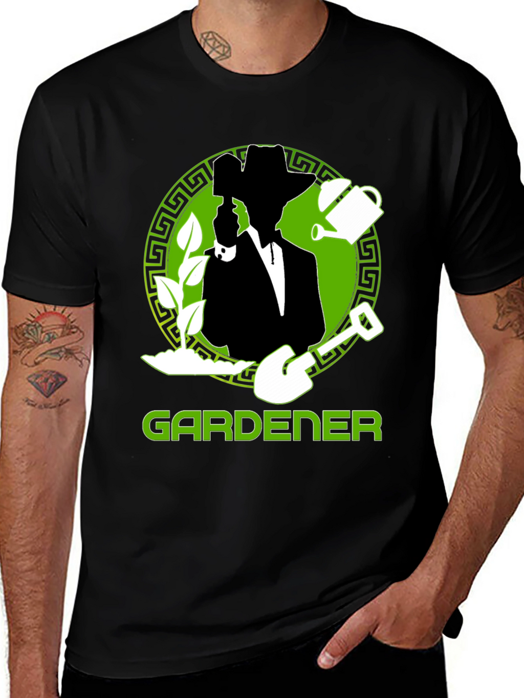 Gardener T-Shirt: Green Graphic Tee for Garden Lovers