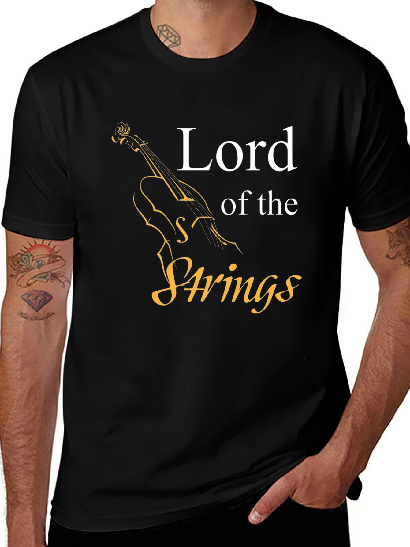 Lord of the Strings T-Shirt - Musician Apparel