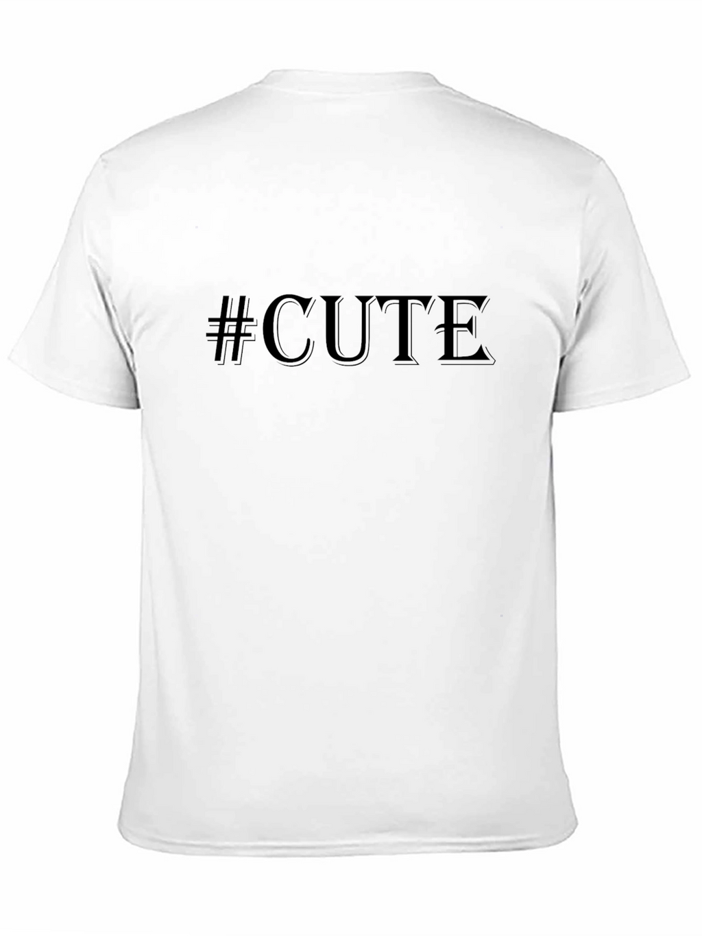 Mens Black T-shirt #CUTE Design