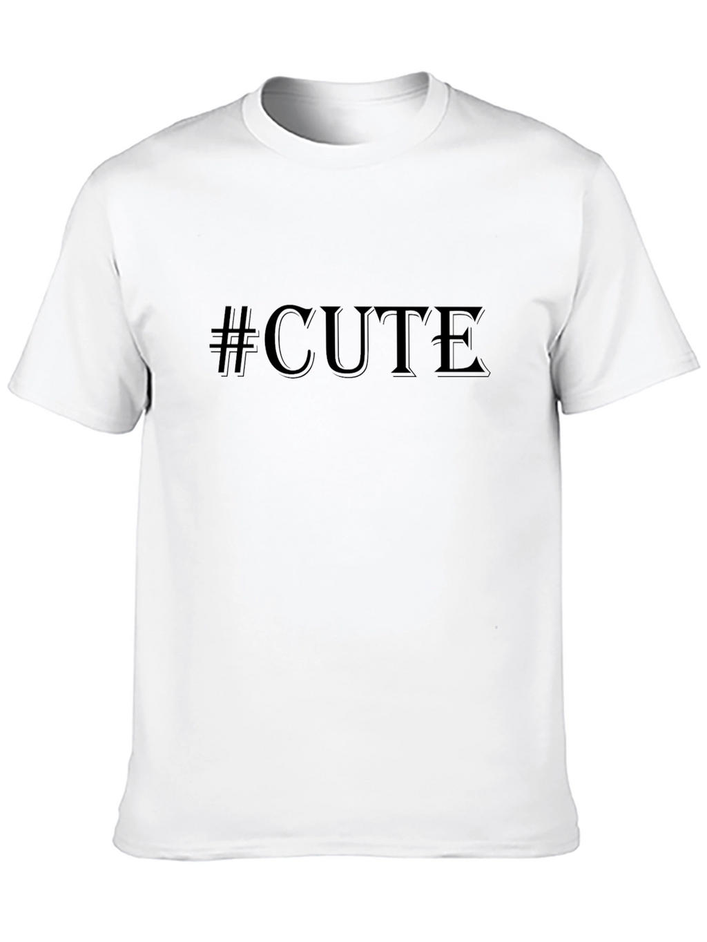 Mens Black T-shirt #CUTE Design