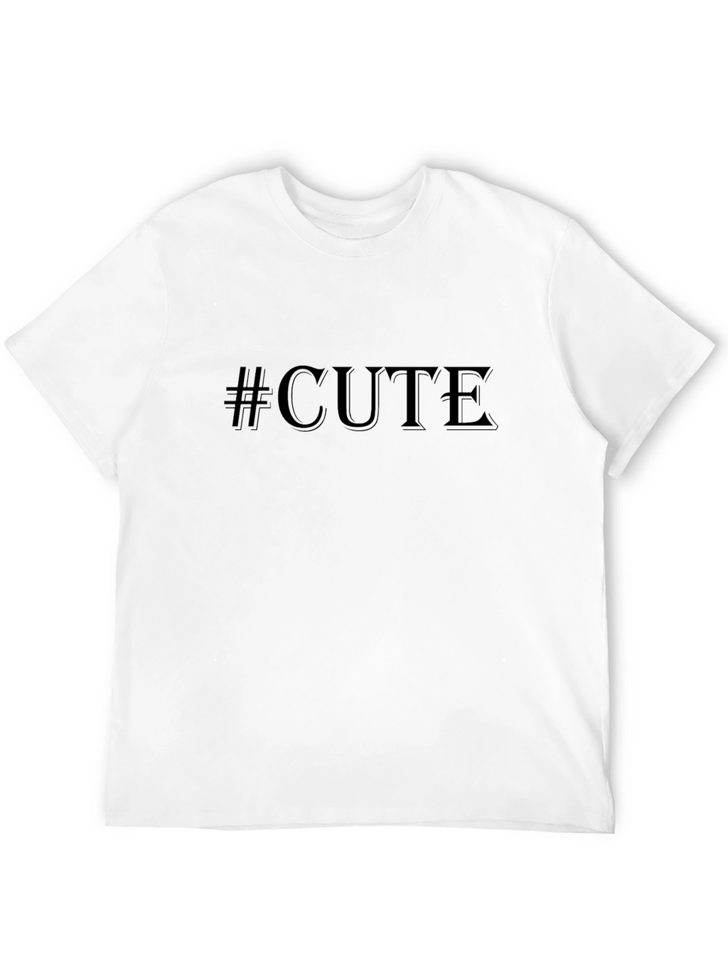 Mens Black T-shirt #CUTE Design