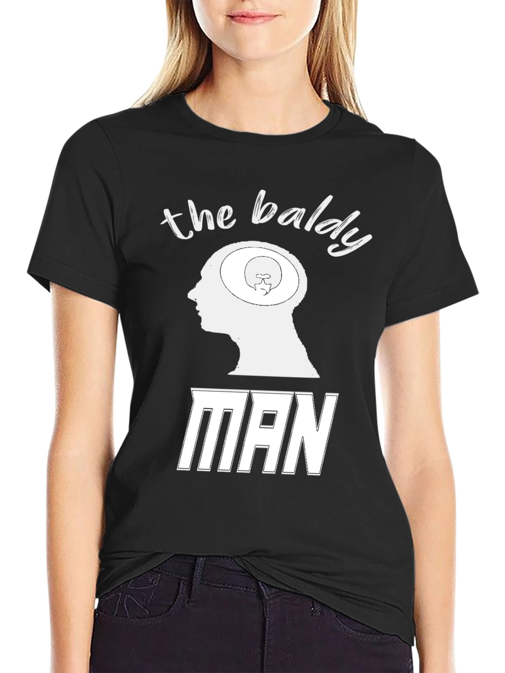 The Baldy Man Graphic Tee - Funny Novelty Shirt