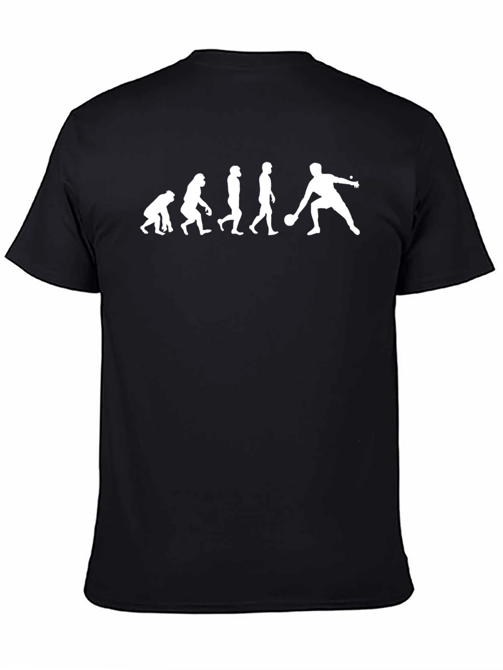 Evolution of Bowling Black T-Shirt