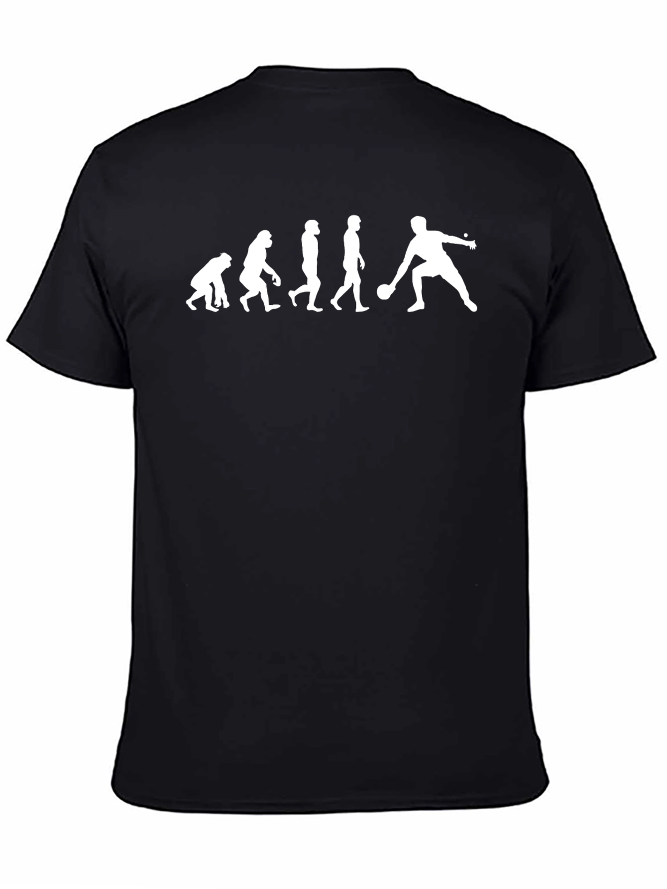 Evolution of Bowling Black T-Shirt