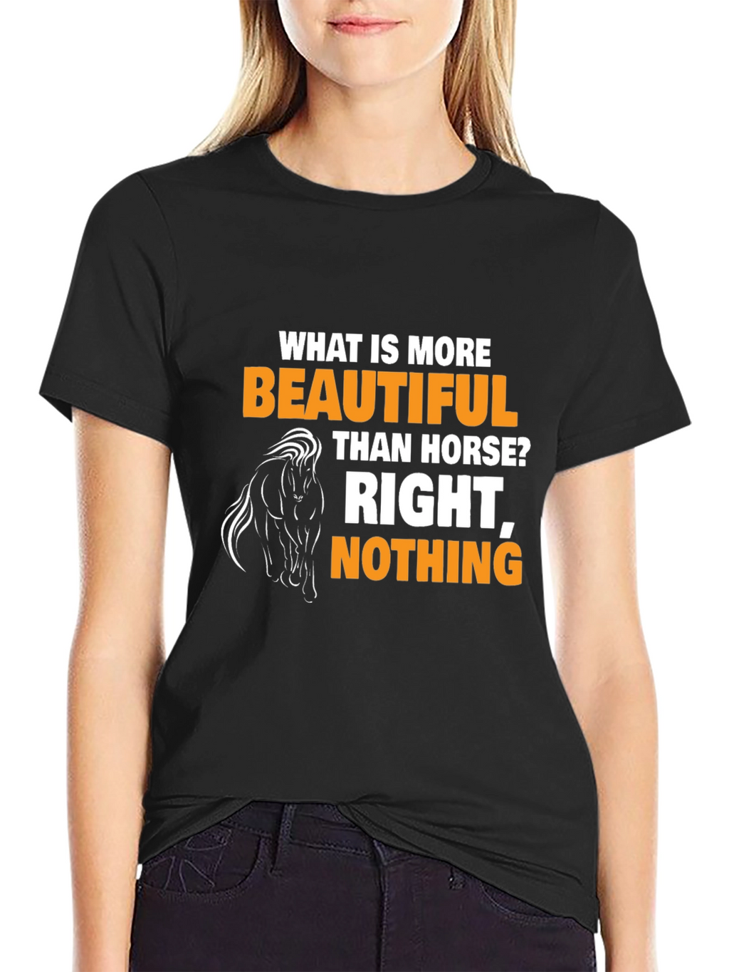 Horse Lover Graphic Tee - Right Nothing!