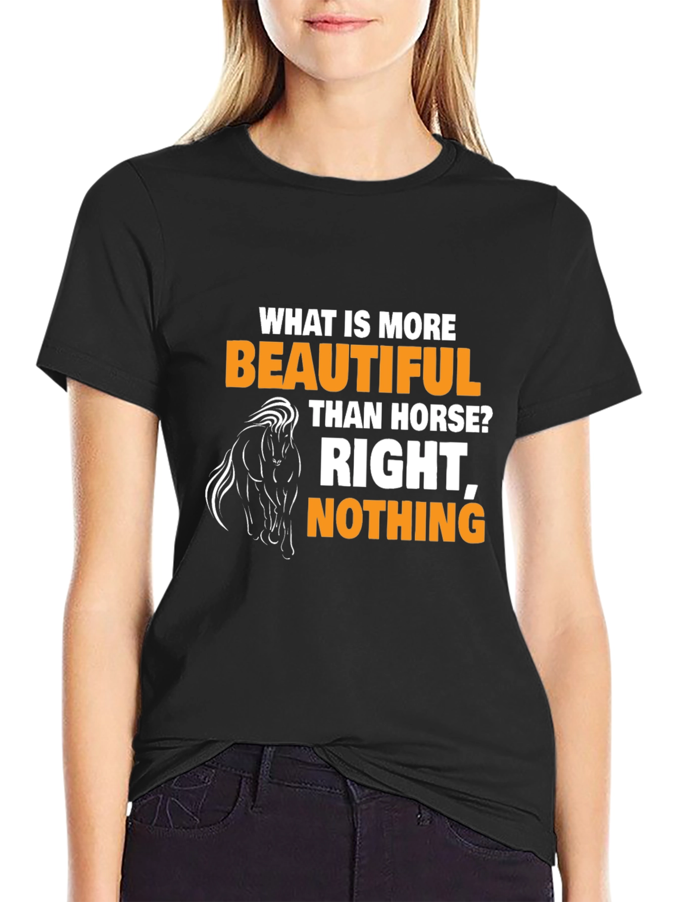 Horse Lover Graphic Tee - Right Nothing!