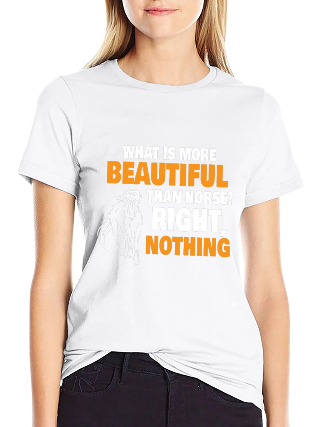 Horse Lover Graphic Tee - Right Nothing!